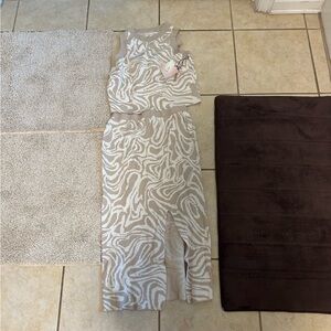 Zebra Print Sleeveless Dress